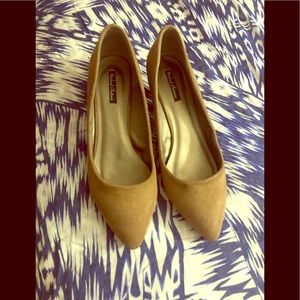 Suede kitten heels - worn once